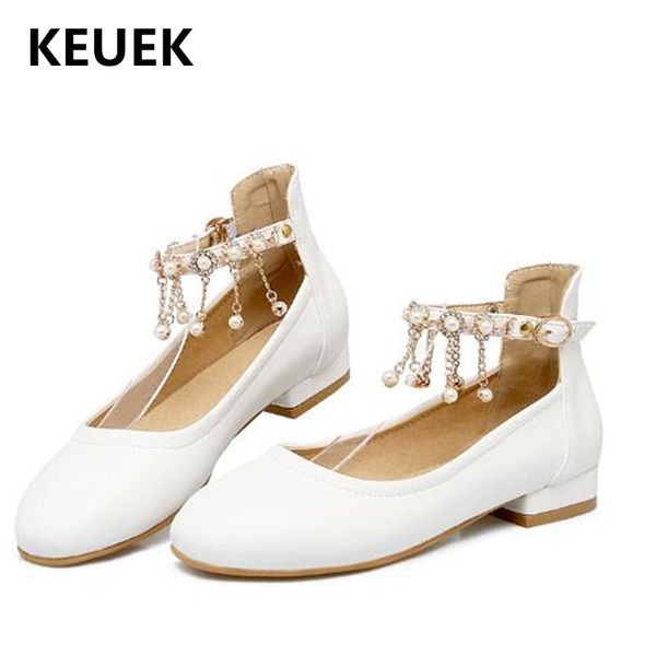 

new children shoes black white pink princess party dance dress leather shoes girls baby toddler square heel moccasins kids 02c, Black;grey