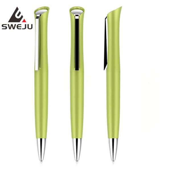 

metal spinning ballpoint pen business pen black blue color school office gift stationery supplier, Blue;orange