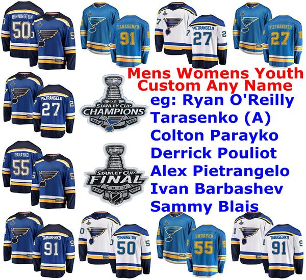 blues jerseys for women