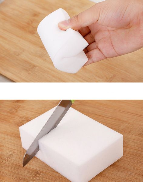 

40^40/45pcs white magic sponge eraser cleaning melamine foam cleaner kitchen pad resistant oil dirty washcloth droshipping