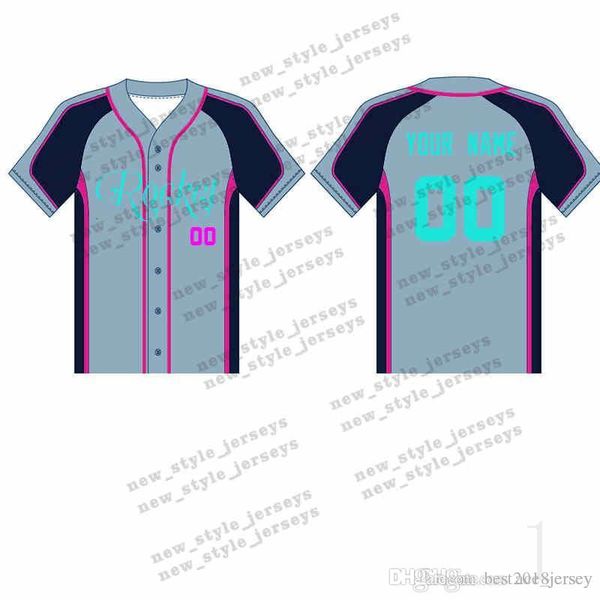

134man custom baseball jerseys breathable 2019 men youth quick dry blue white stitched m-xxxl green baseball jerseys tt, Blue;black