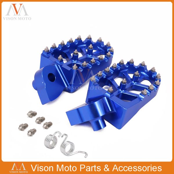 

2019 billet foot pegs rests pedals for yz 85 125 250 yz250f yz426f yz450f yz125x yz250x 250fx 450fx wr250f wr400f wr426f wr450f