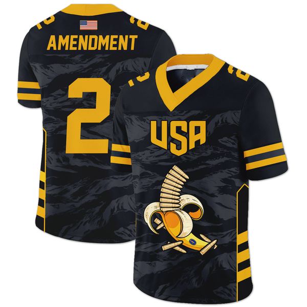 

Team u a 2nd amendment trump 45 football jer ey