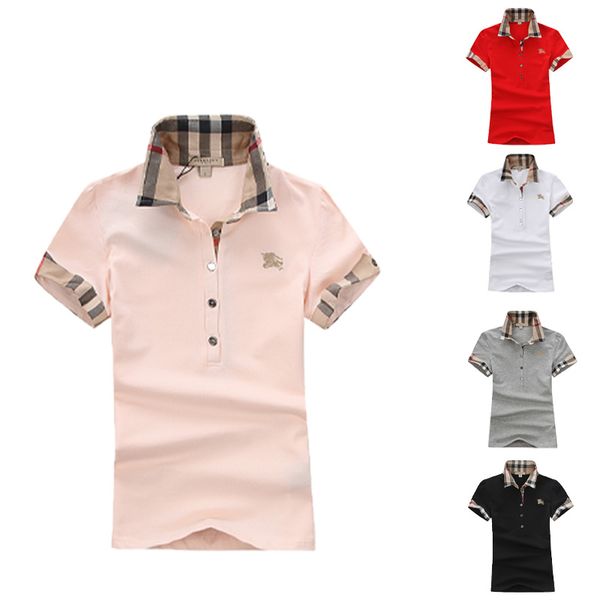

women designer polo shirts fashion classic tee for womens summer brand polo shirts women luxury polos high quality, White