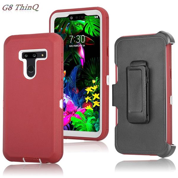 

for iphone 11 pro max hybrid heavy duty shockproof protection holster belt clip durable defender cover