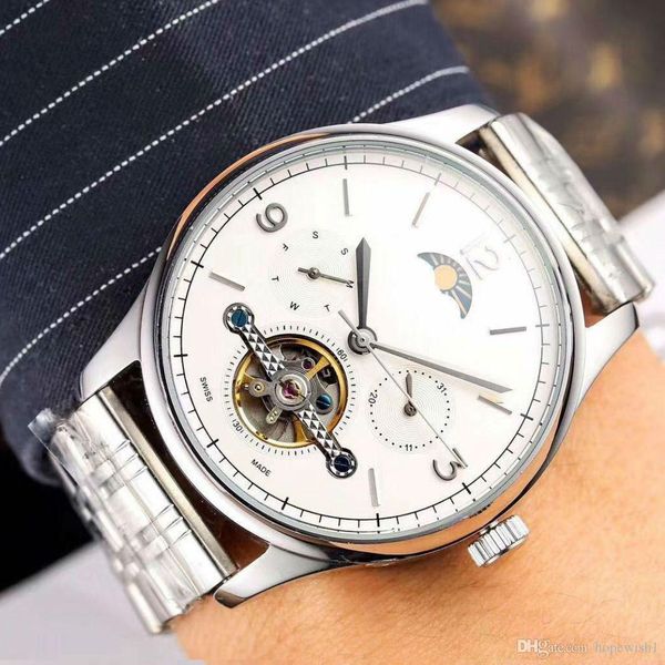 

luxury sports watch 42mm automatic mechanical luryuxy34 designer nanz waterproof stainless steel multicolor watch, Slivery;brown