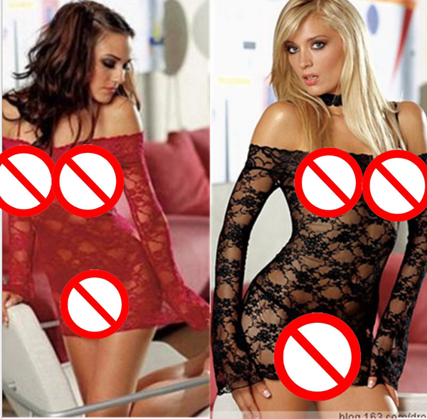 

2019 foreign trade fun pajamas lace lingerie wholesale 2607, Black;white