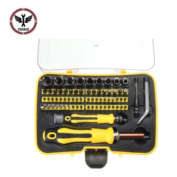 

70 in 1 mobile computer household disassemble combination tool / multi-special screwdriver sleeve combination repair kit tool