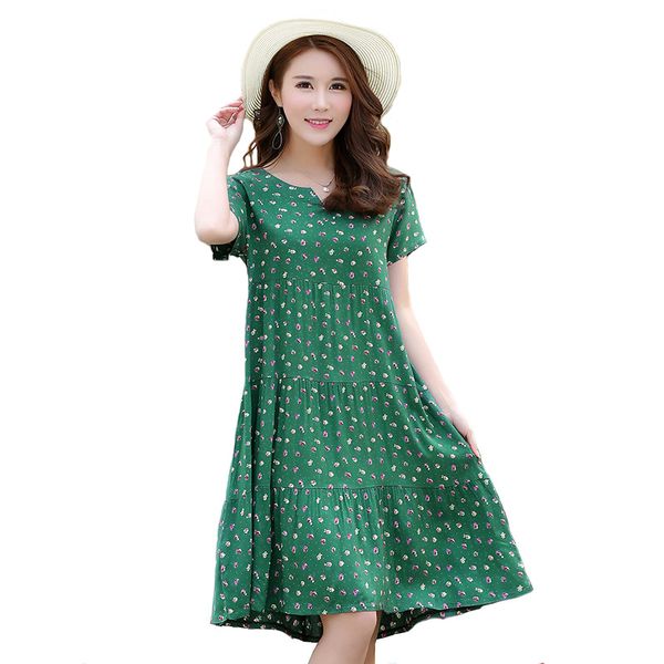 

2019 new arrival women summer dress print plus size women casual short sleeve dresses vestido de festa, Black;gray