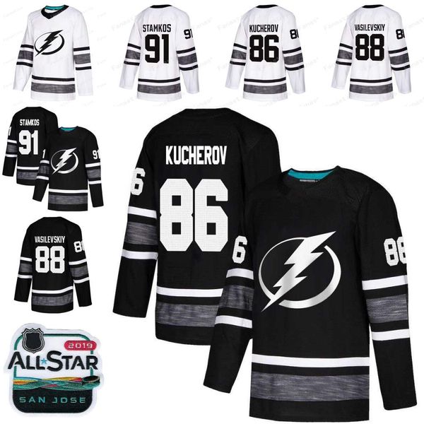 

2019 All-Star Tampa Bay Lightning Steven Stamkos Nikita Kucherov Andrei Vasilevskiy Cory Conacher Anthony Cirelli J.T. Miller Hockey Jerseys