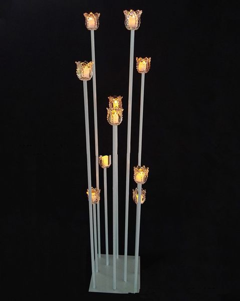 New Elegant Wholesale Wedding Aisle Decorations Metal Pillars