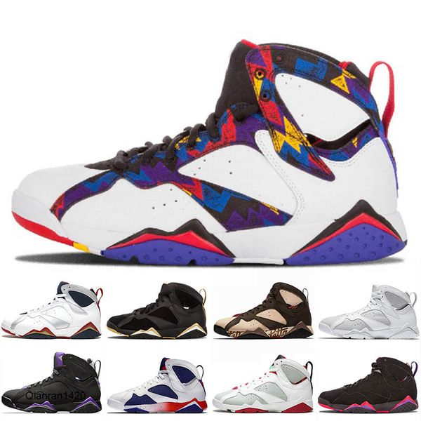 

jumpman 7s basketball shoes for men sweater patta tinker alternate gmp olympic french blue pure money leather mens trainers sports sneakers