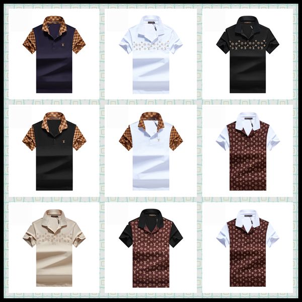 

retro new polo shirt summer men polos short sleeve summer casual cotton mens polo shirts size m-3xl, White;black