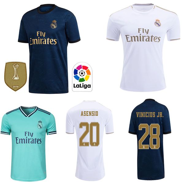 

Real madrid Jerseys 2019 2020 HAZARD Isco soccer jersey SERGIO RAMOS MODRIC BALE football shirt uniforms kit 19 20 camisetas maillot de foot