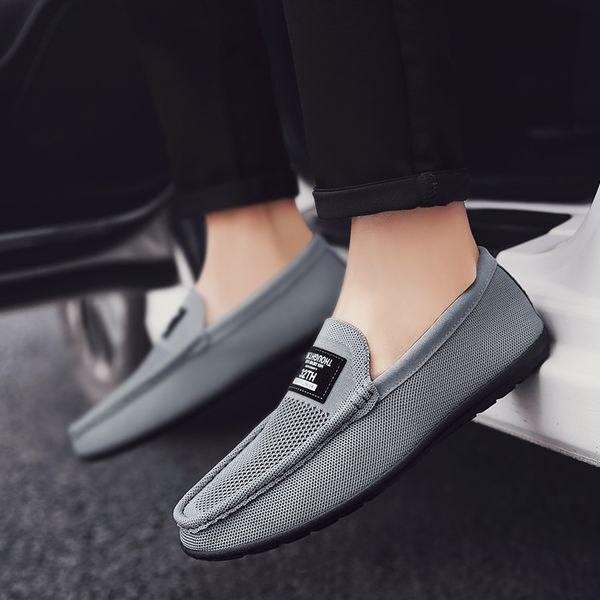 

2121 fashion brand men shoes soft moccasins loafers men flats comfy driving casual shoes sneakers chaussure homme zapatillas, Black