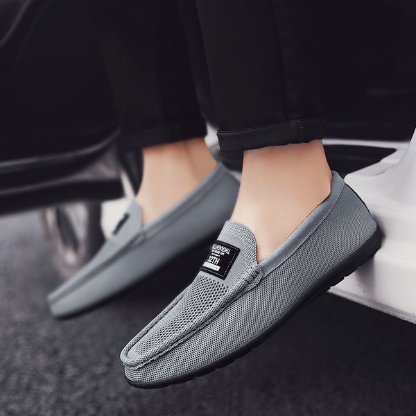 

2121 fashion brand men shoes soft moccasins loafers men flats comfy driving casual shoes sneakers chaussure homme zapatillas, Black