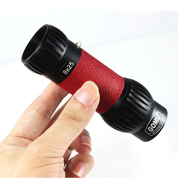 

binoculars gomu 8x25 prismatic night vision mini monocular gomu telescope hd zoom waterproof pocket hunting camping
