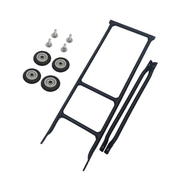 

folding bike cargo racks for brompton bicycle rack with 4pcs 50mm easy wheel ultralight