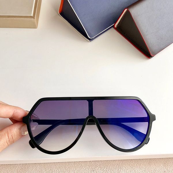 

2020 lady medium shield acetate sunglass 0377 selling luxury eyewear with original case, White;black