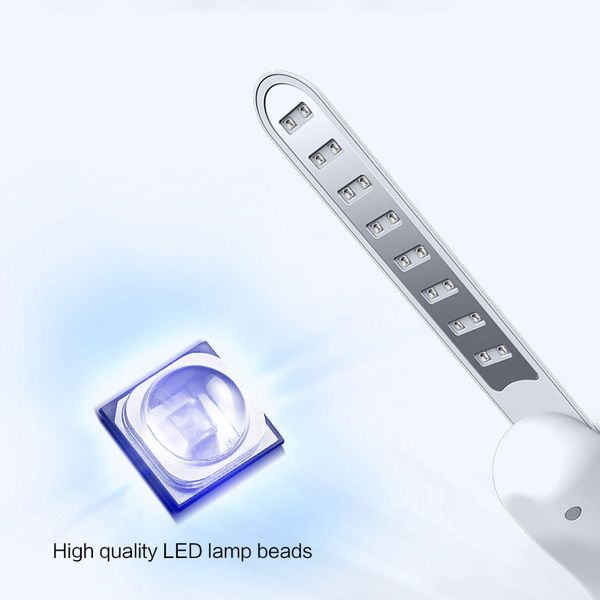 

portable ultra-uv uv germicidal disinfection lamp, 10 seconds rapid sterilization stylish design, handheld uv light sterilizer air purifier