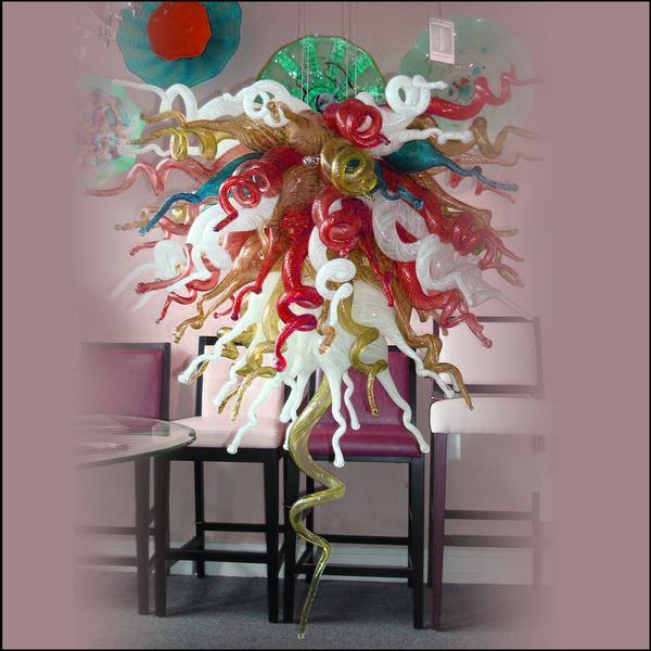 

modern hand blown murano glass chandelier multi color customized murano glass pendant lamps modern art deco hanging led glass chandeliers