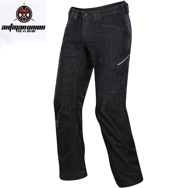 

motorcycle jeans racing protective pants four seasons breathable riding pants men straight jeans black motor pantalon moto