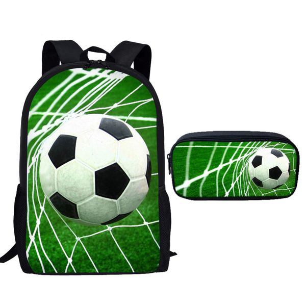 

noisydesigns school bags for teenager girls boys 3d foot baller printing children cool school bag primary girls schoolbag