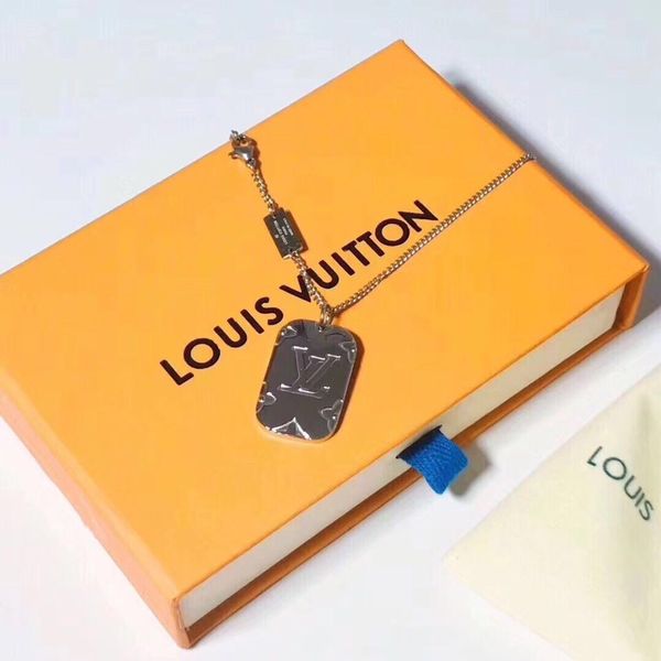 

2019 new tainle teel necklace fa hion men 039 and women 039 necklace in exqui ite gift boxe, Silver