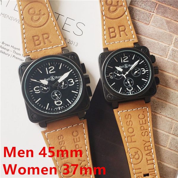 

BR Марка 37/45 мм женщины мужчины автоматические часы топ роскошные наручные часы Ма