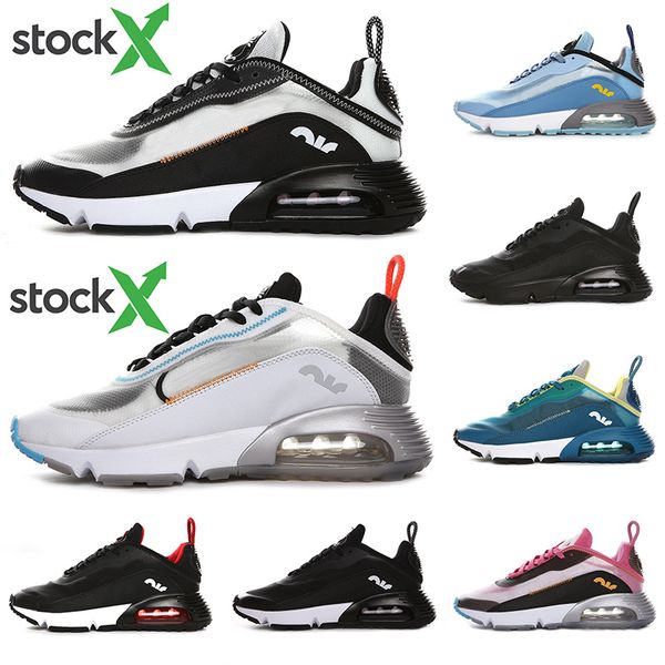 

2090 men women running shoes stock x fashion luxury sneakers triple black white oreo silver pink 2090s designer trainers