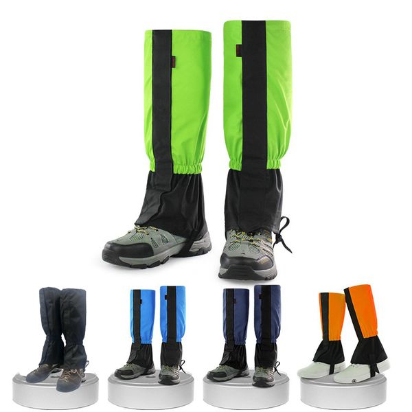 

waterproof legging gaiter leg cover camping hiking ski boot travel shoe snow hunting climbing gaiters windproof, Black