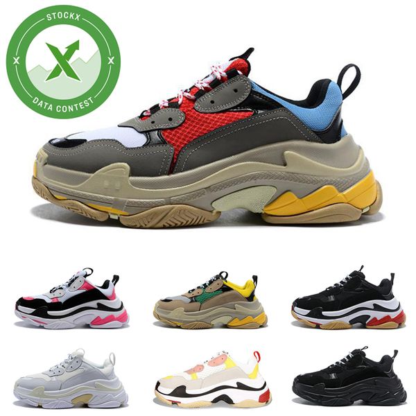 

triple-s designer paris 17fw triple s кроссовки для мужчин женщин черный красный белый зеленый повседневная обувь для папы теннисные кроссов