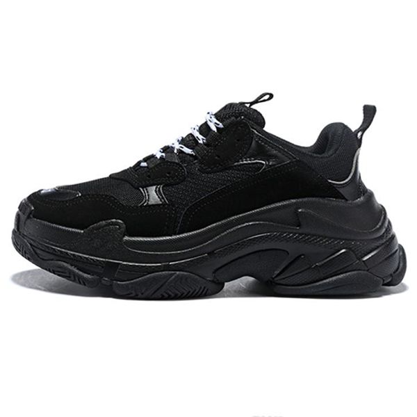 

2019 fashion designer triple s sneakers for men women black red white green casual dad shoes tennis increasing shoe size 36-45 t07
