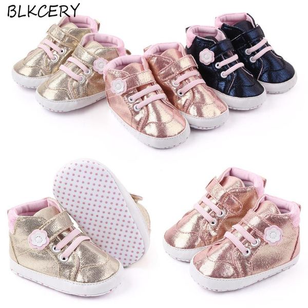 

мода девочка обувь для новорожденных принцессы обуви малышей мягкой подошвой шпаргалка обувь infant прекрасные цветы первые ходунки 0-18 мес