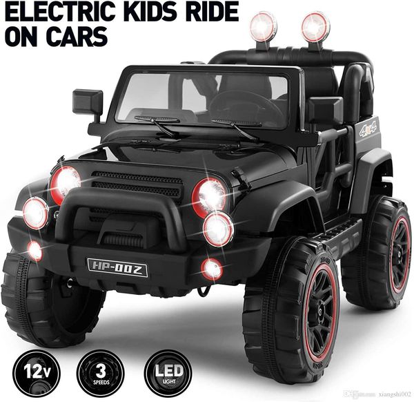 

электромобили fitnessclub для детей, 12v powered kids ride on car with 2.4 ghz bluetooth remote control, led lights, mp3-плеер, 3 скорости