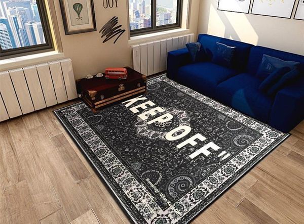 Joint Off Whhite Cashew Flower Keep Off Carpet European Style