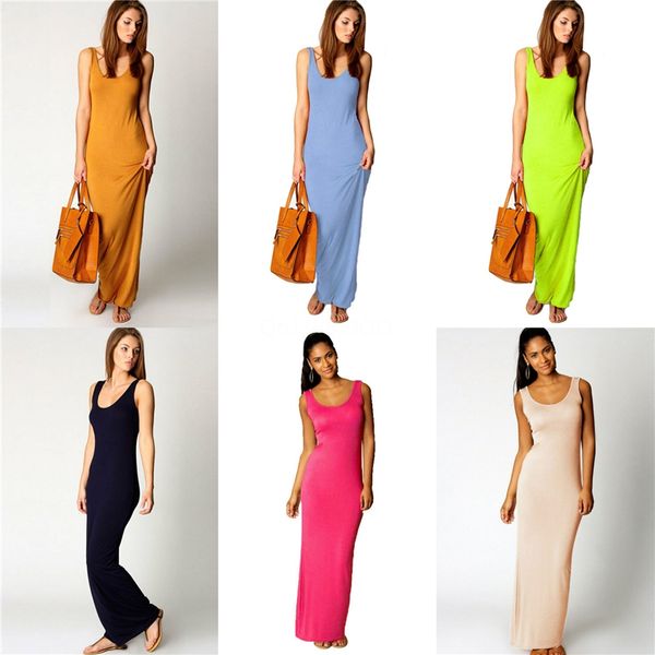 

off плеча без бретелек sexy женщин платья без рукавов straight платья длинные bodycon платья backless вскользь summer party женщина s-l # 27, Black;gray