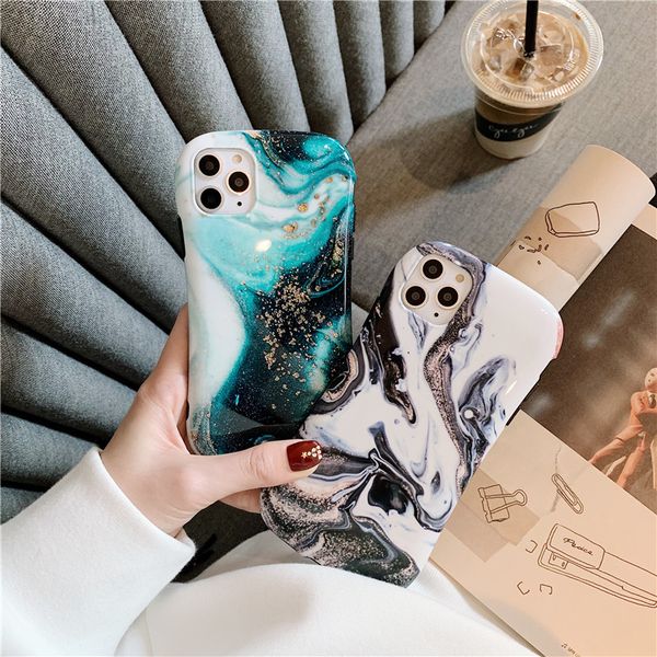 

fashion unique design marble glossy cell phone case for iphone 11 pro 7 8 plus xs max xr xs