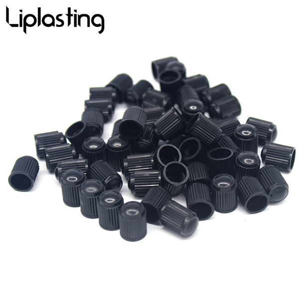 

liplasting 100шта пластиковых автомобилей мотоцикл грузовик колесо шина маслосъёмное пылезащитный колпачок крышка крышка черный клапан тир в