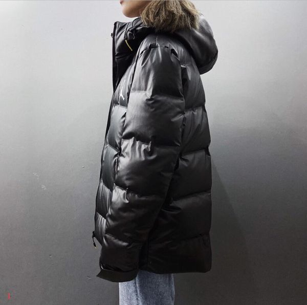 

parkas designer mens jacket womens winter outdoor luxury down jackets brand long sleeve warming letter around the hat cool design jacket yu, Black