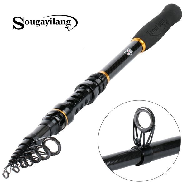 

sougayilang 1.8-3.6m superhard power hand fishing rod carp lure sea spinning carbon fishing rod tackle pesca