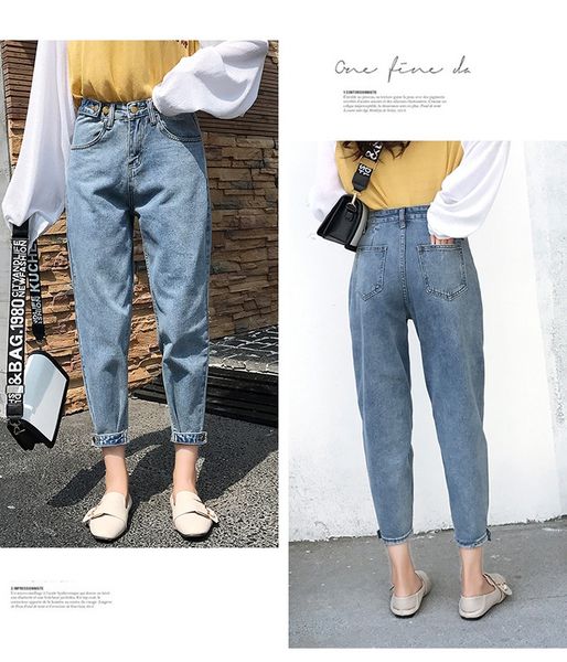 

jinyilai синей g харлан расчесывание джинсы женский, Blue