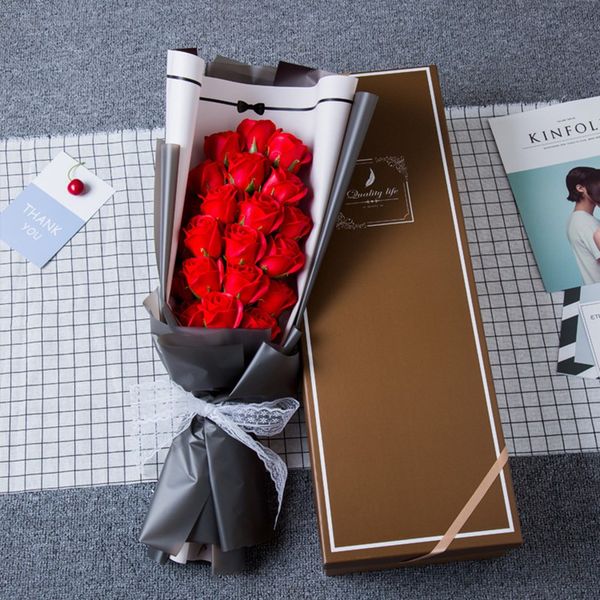 

высокого класса взрыв модели 21 тузки лук роза мыло букет цветов подарочная коробка день святого валентина рождество новый год день благодар