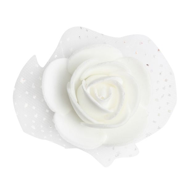 

100 pieces romantic artificial foam rose head flowers wedding banquet home party diy craft decoration