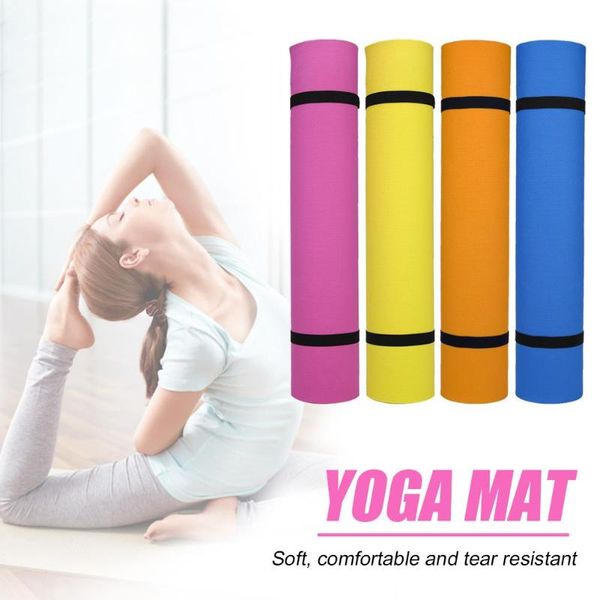 

4 мм толщина eva yoga mat все цель non-slip пилатес мат водонепроницаемый анти-скольжения окружающей среды гимнастика пилатес упражнения