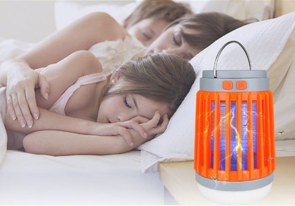 

solar mosquito killer usb rechargeable lamp 2 modes led light anti mosquito bug insect killer for outdoor camping