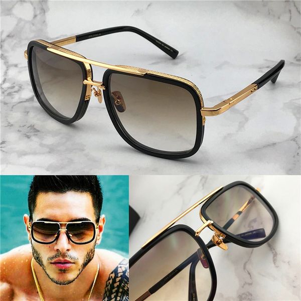 

new luxury sunglasses men design metal vintage fashion style square frame outdoor protection uv 400 lens eyewear with case, White;black