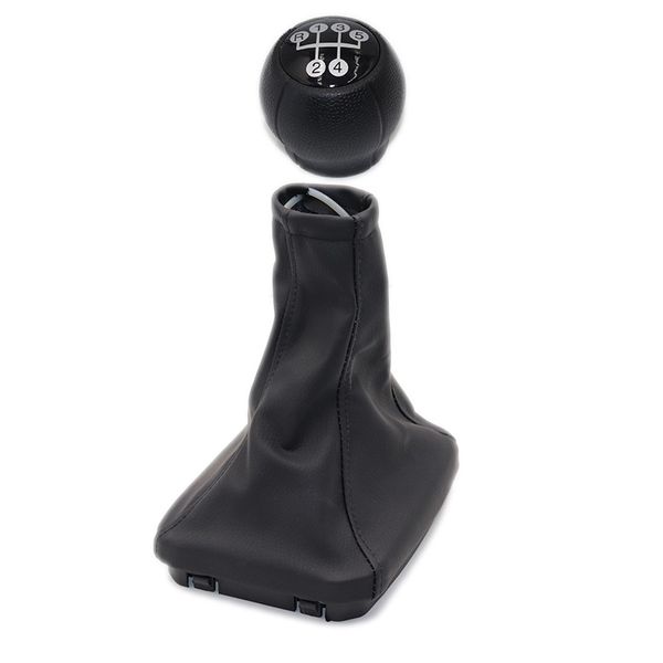 

5 speed car gear shift knob lever stick handle gaiter leather boot cover case red stitch for vauxhall meriva a 2003-2010