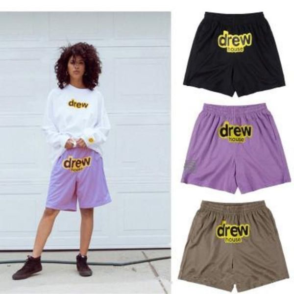 

justin bieber drew house mesh shorts men sport pants gym bd mens designer basketball shorts d47g6ix, White;black