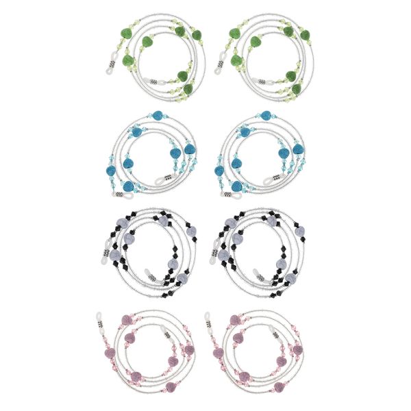 

8pcs glasses rack strap cord premium reading glasses string rack chain necklace